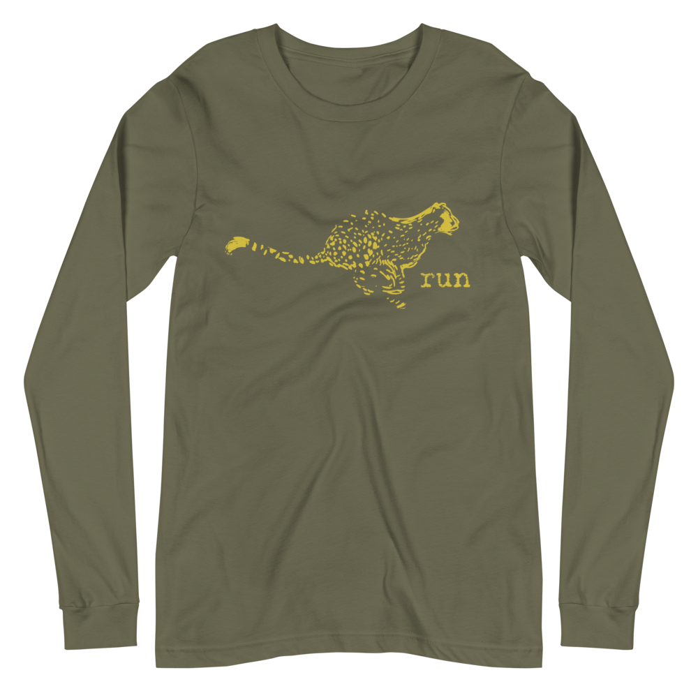 Run Fast Cheetah Long Sleeve